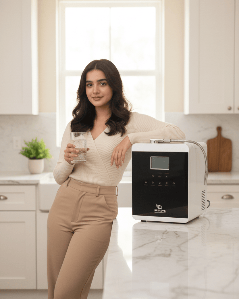 Believe Alkaline Water Ionizer with hydrogen-rich alkaline water